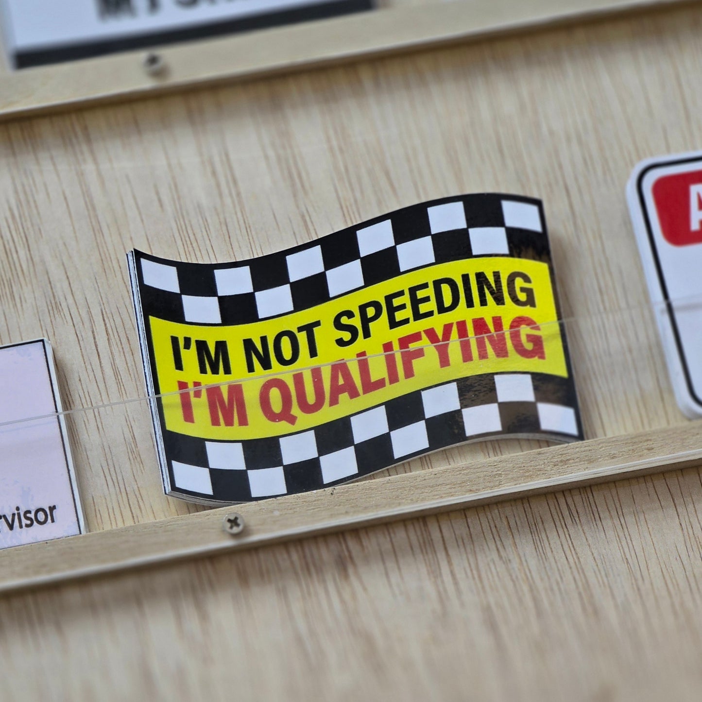 I'm Not Speeding, I'm Qualifying