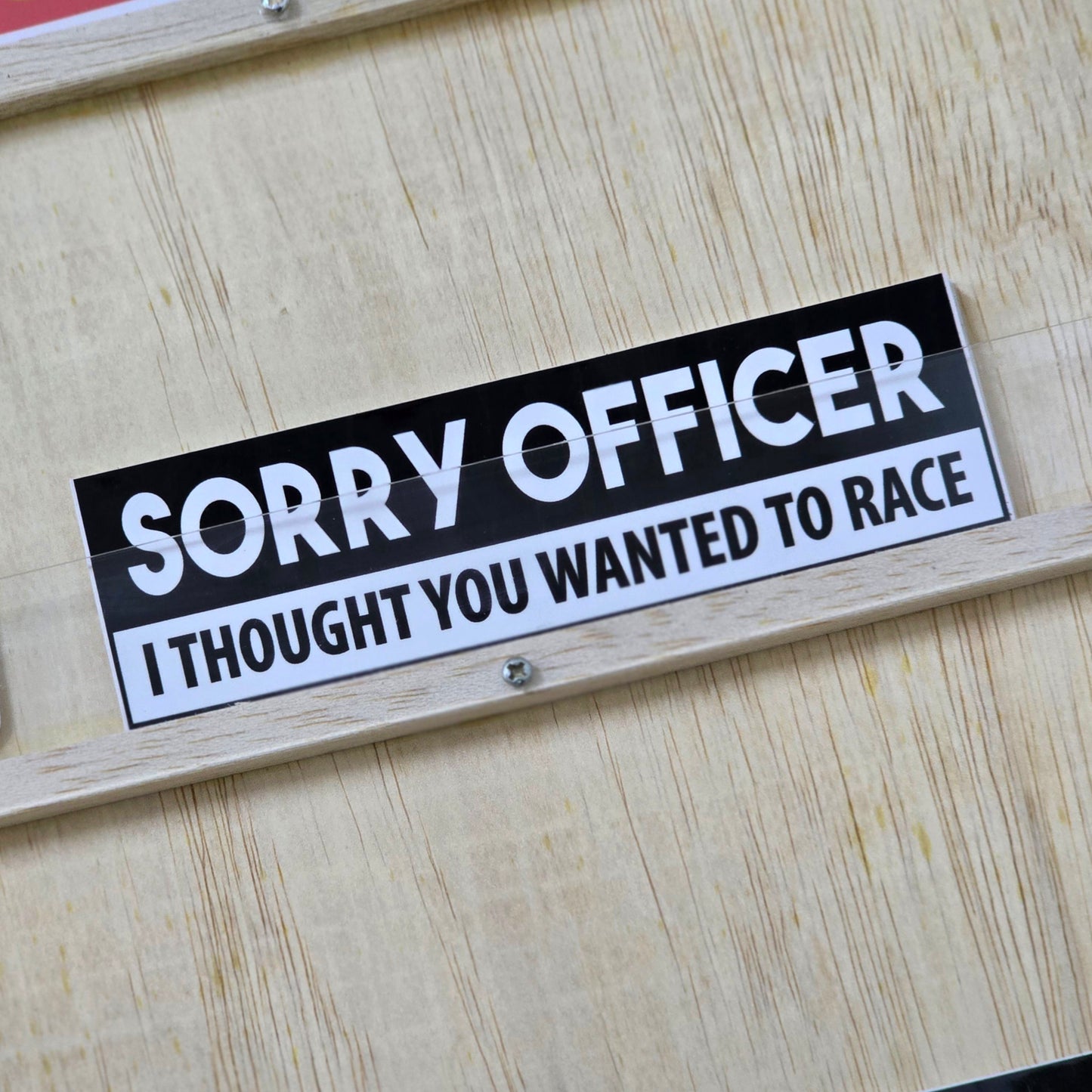 Sorry Officer
