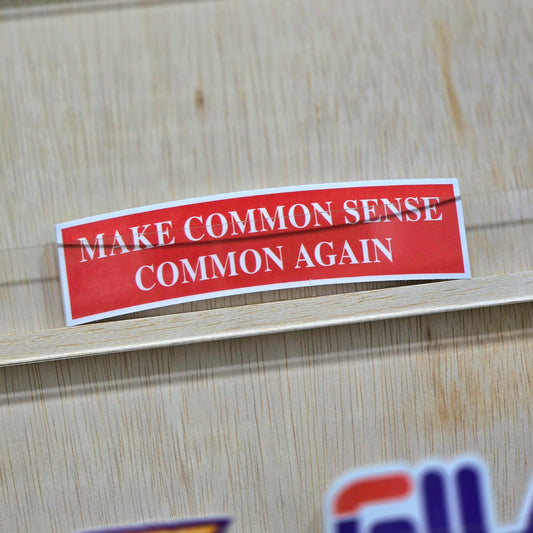 Make Common Sense Common Again