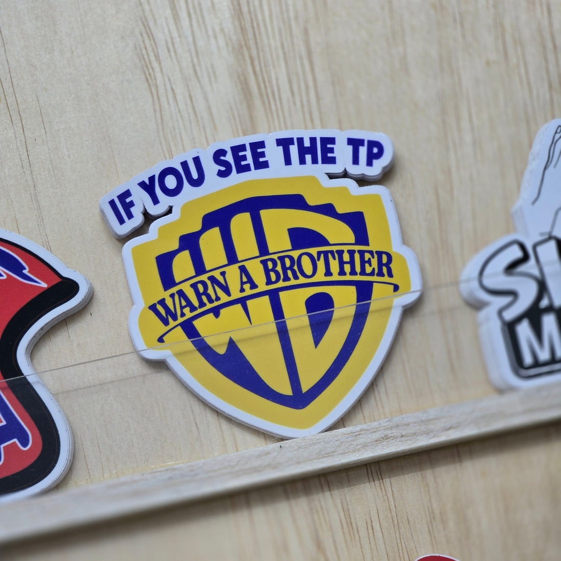 Warn A Brother – Sticker District