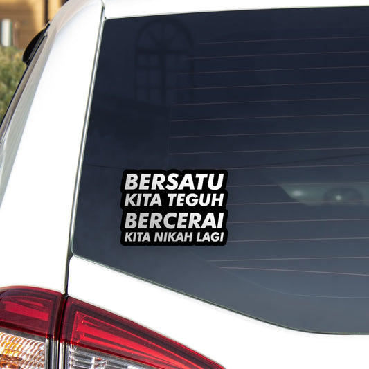 Bersatu Kita Teguh, Bercerai Kita Nikah Lagi
