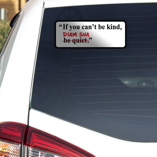 If You Can't Be Kind, Diam Sua