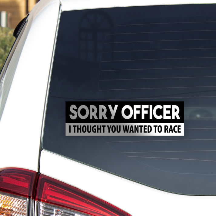 Sorry Officer – Sticker District