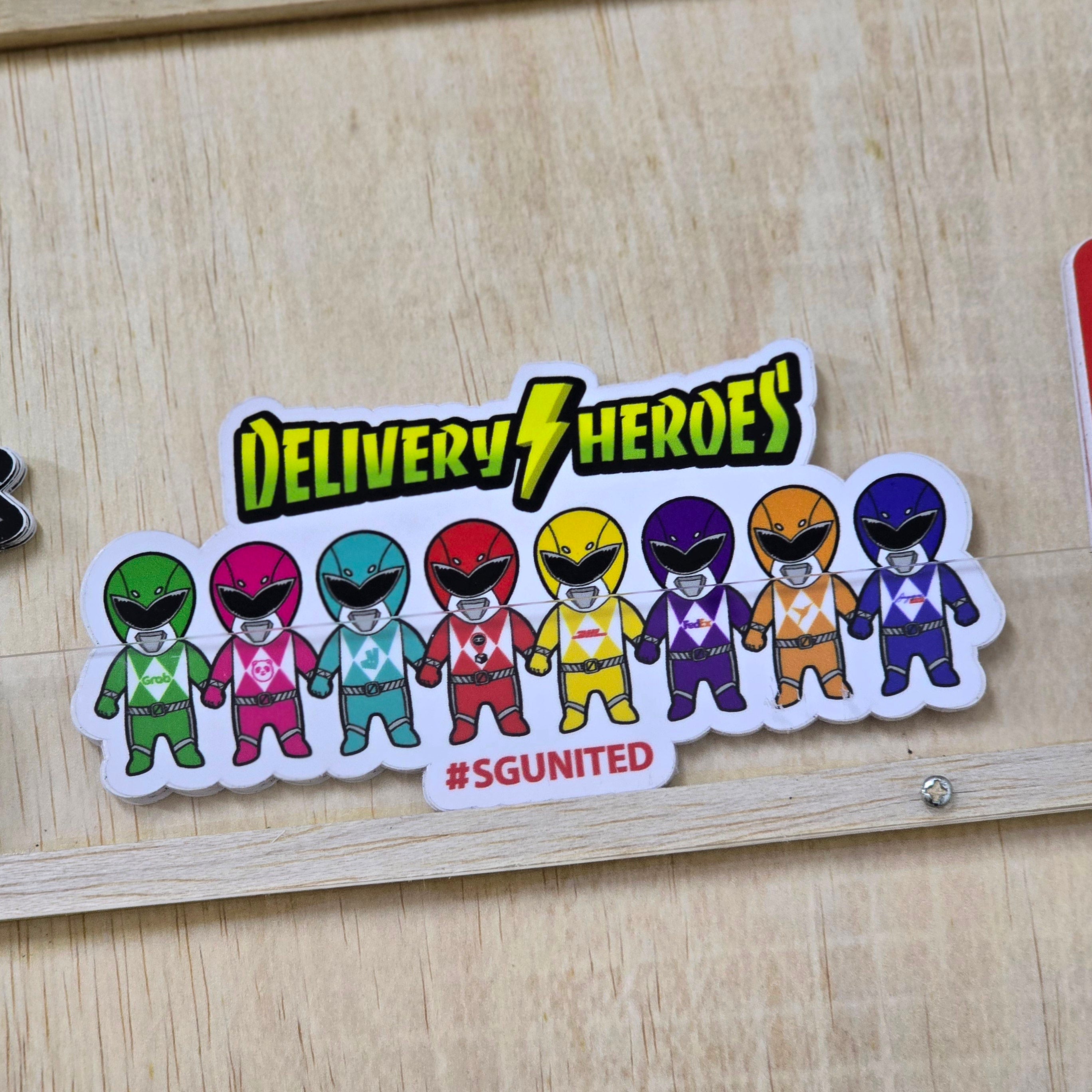 Delivery Rider Sticker Delivery Heroes – Sticker District