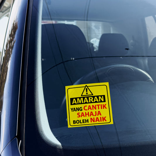 Amaran - Yang Cantik Sahaja Boleh Naik
