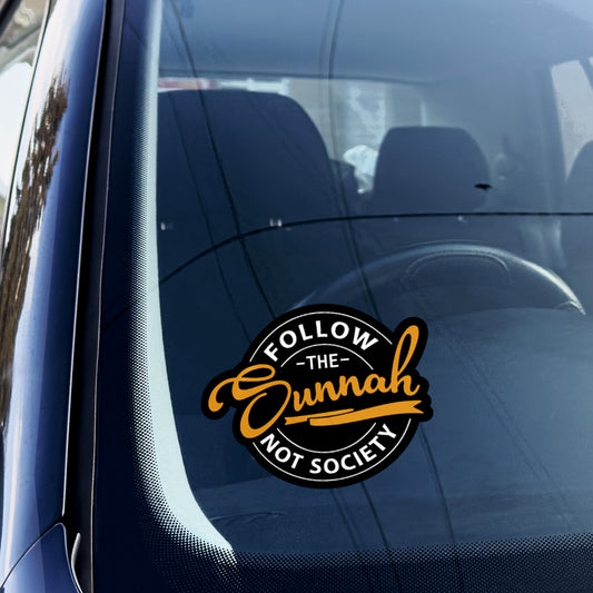 Follow The Sunnah, Not Society