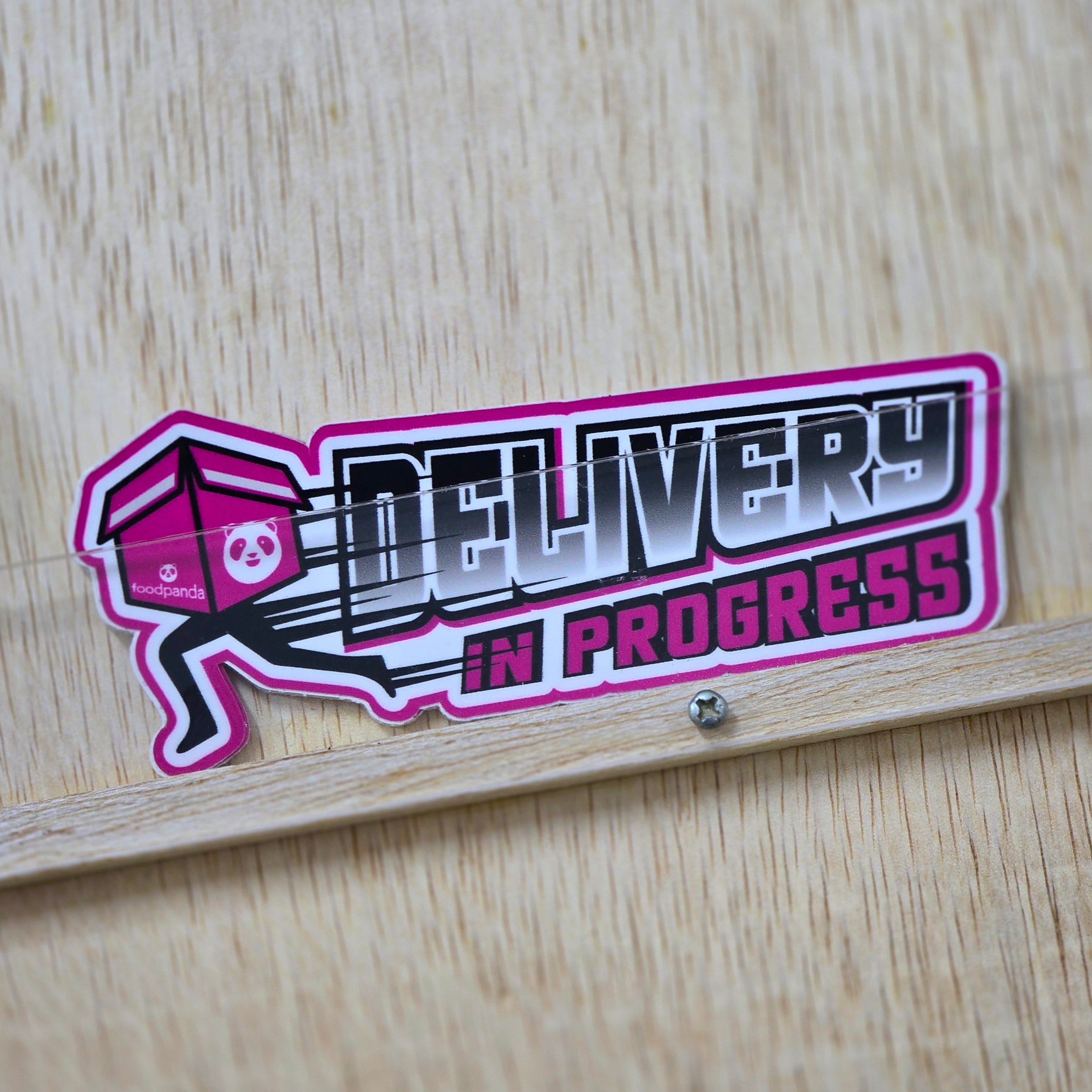 FoodPanda Delivery In Progress – Sticker District