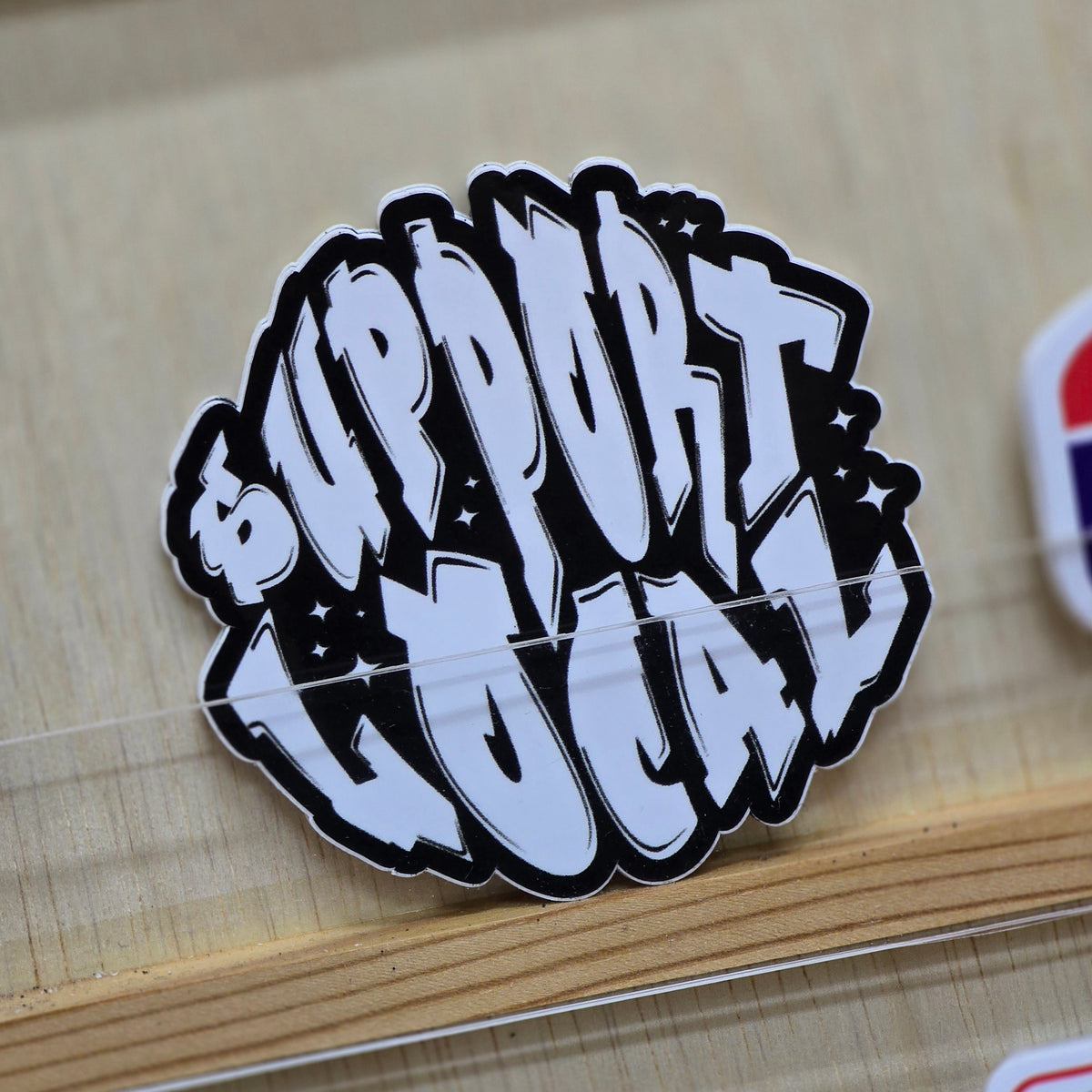 Stay Local Sticker Support Local – Sticker District